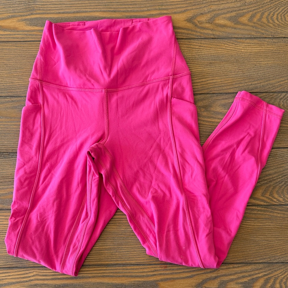 lululemon athletica Vibrant Pink Leggings